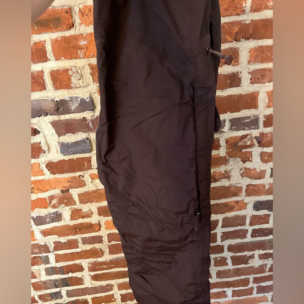 North Face brown snow pants